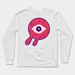 Creepy Eye Long Sleeve T-Shirt